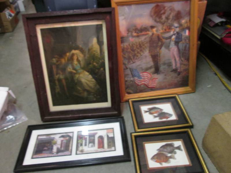 lot 179 image: Misc Framed Wall Decor Prints  C-1 ...