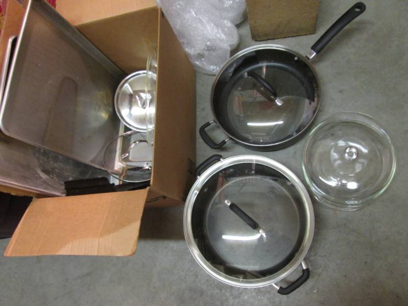 lot 180 image: Lot of Misc Kitchen Pans Etc.  A-3...