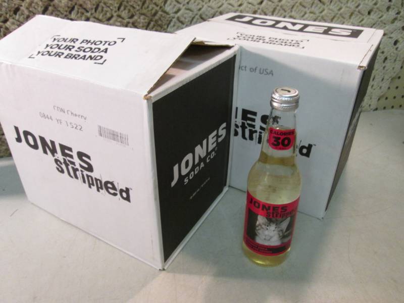 lot 199 image: 2 - 12 Packs of Jones Stripped Cher...