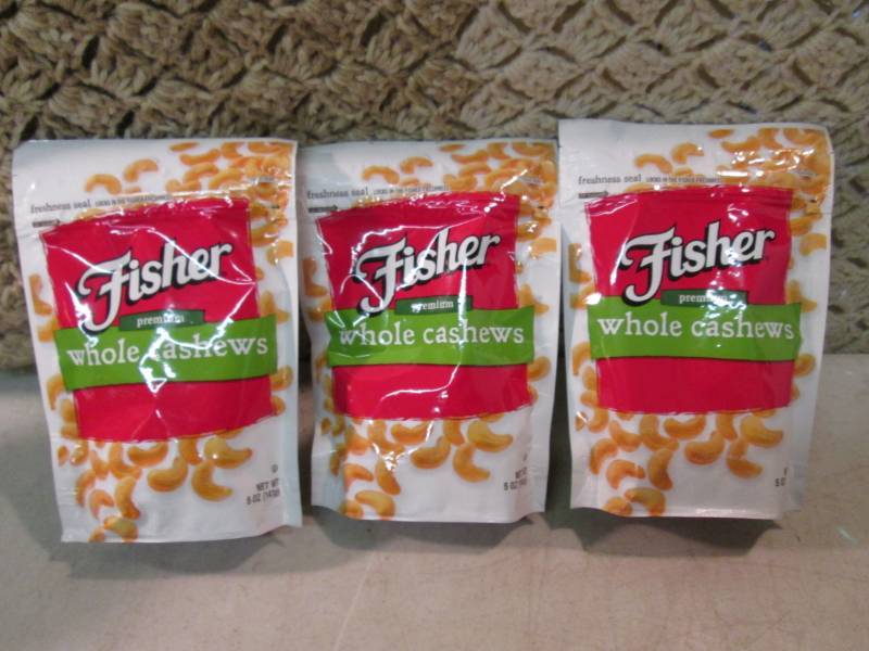 lot 205 image: 3 Bags of Fisher Premium Whole Cash...