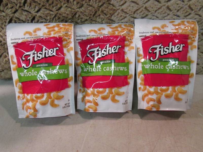 lot 206 image: 3 Bags of Fisher Premium Whole Cash...