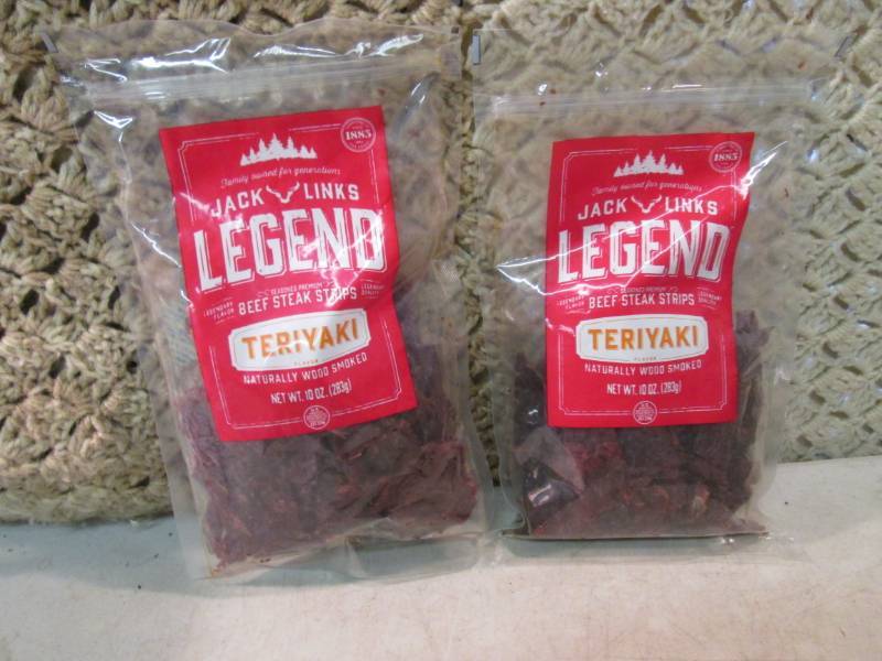 lot 225 image: 2 Bags of Jack Links Legend Teriyak...