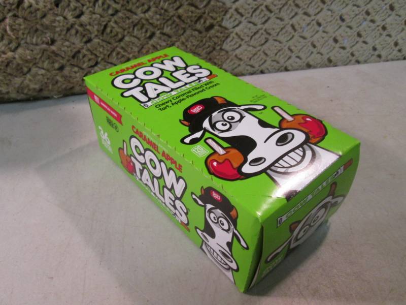 lot 238 image: Box of 36 Caramel Apple Cow Tales B...