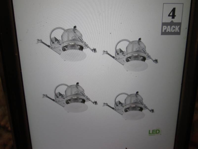 lot 258 image: Commercial Electric 6 White Integr...