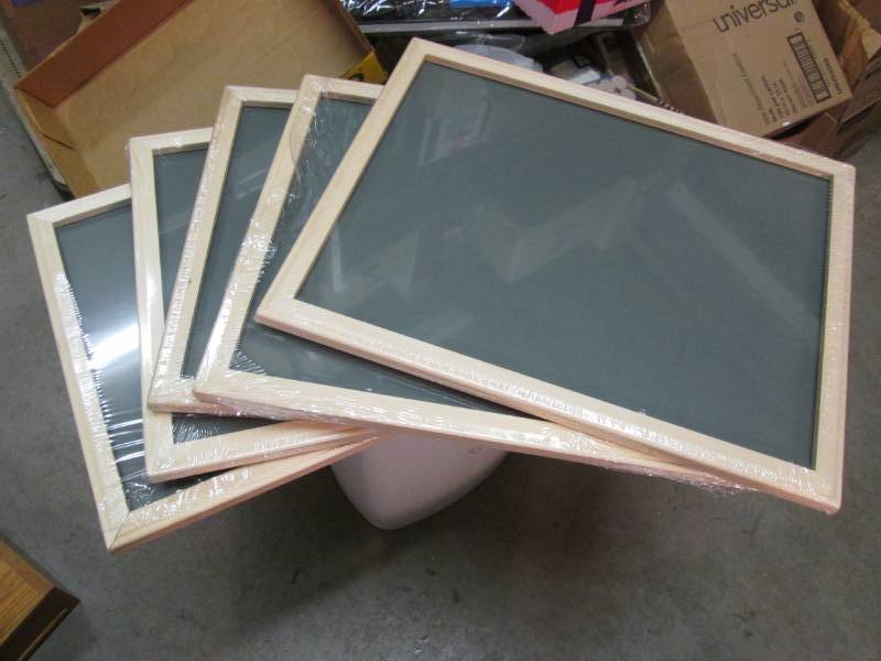 lot 310 image: Lot of 5 Wood Framed Chalk Boards 1...