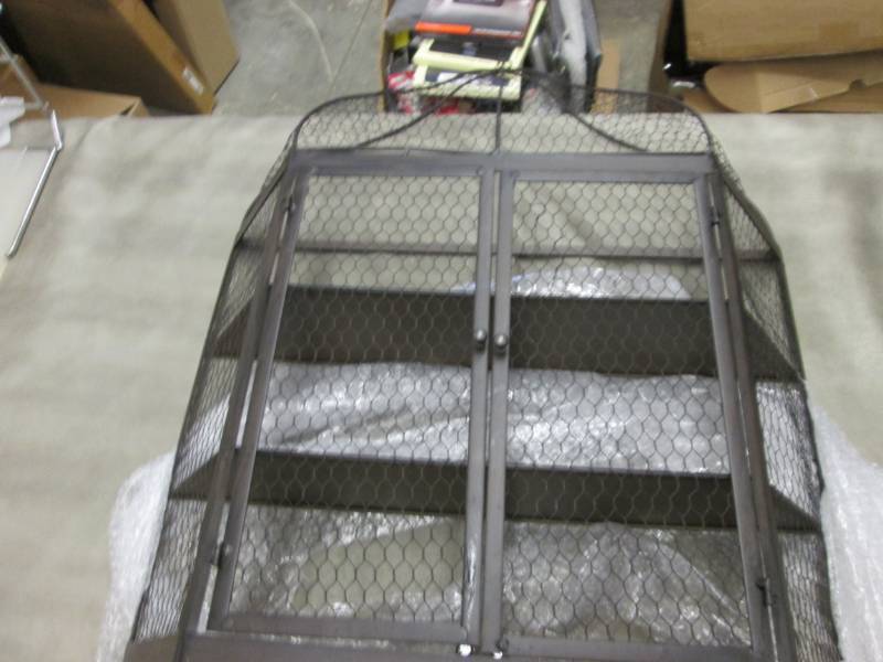 lot 2 image: Wire Wall Shelf open box Retail $12...