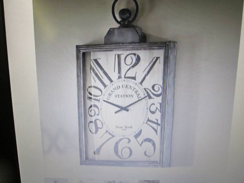 lot 7 image: Station Wall Clock open box, untest...