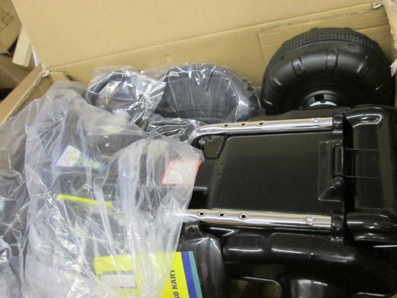 lot 19 image: Ride on Go Cart open box Retail $17...