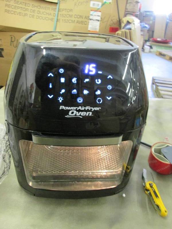 lot 45 image: 7-In-1 Power Air Fryer Oven - As Se...