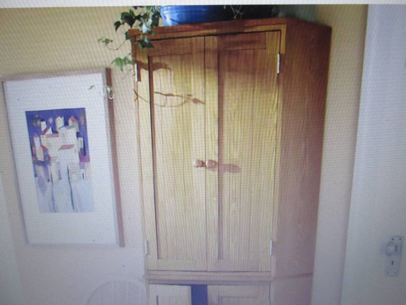 lot 52 image: Stacking Cabinet open box Retail $9...