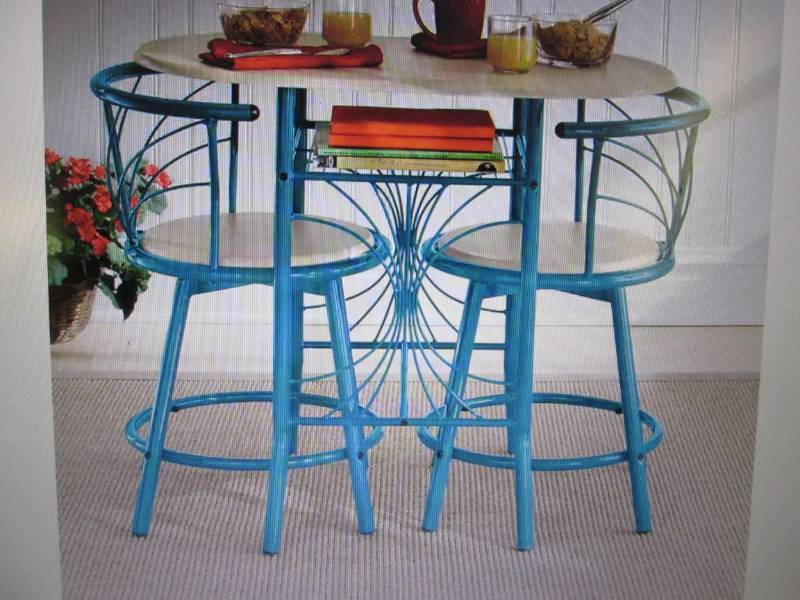 lot 59 image: Colorful Bistro Set open box Retail...