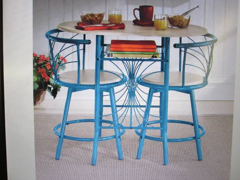 lot 60 image: Colorful Bistro Set open box Retail...