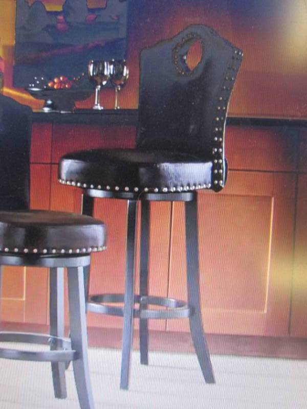 lot 97 image: Nailhead Stool open box Retail $139...