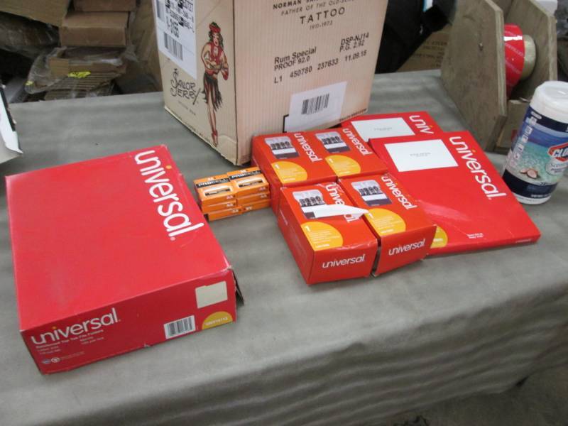 lot 135 image: Top Tab File Folders, 4 Business Ca...