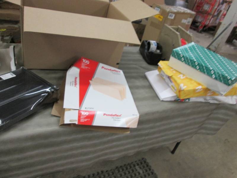 lot 160 image: Legal File Folders, 11x17 Yellow Pa...
