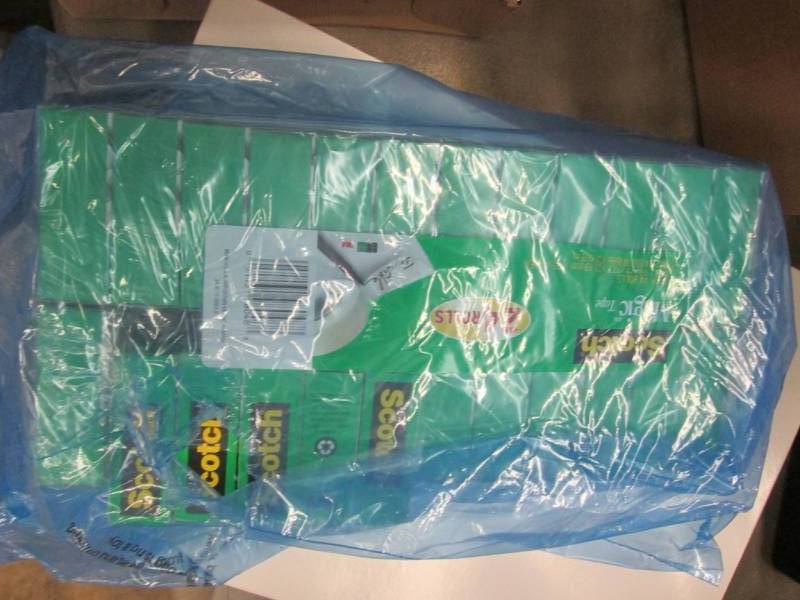 lot 162 image: 24 Pack Scotch Invisible Magic Tape...