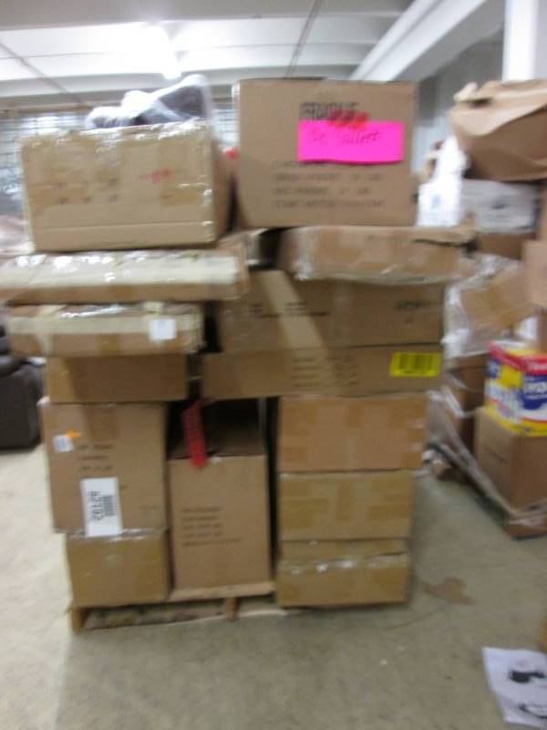 lot 235 image: Pallet of Furniture Damaged or Mis...