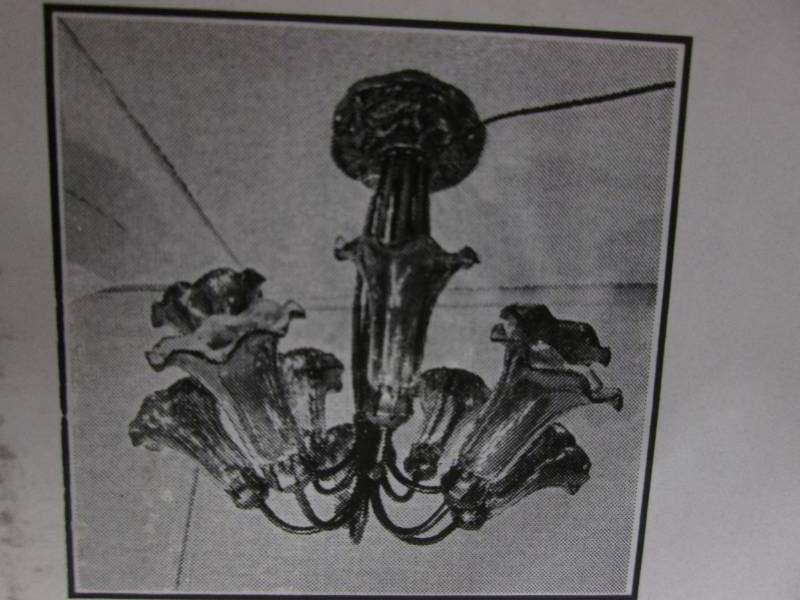 lot 241 image: Tulip Table Lamp open box...