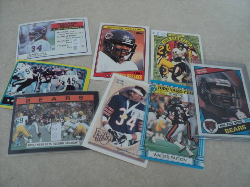 Walter Payton Cards...