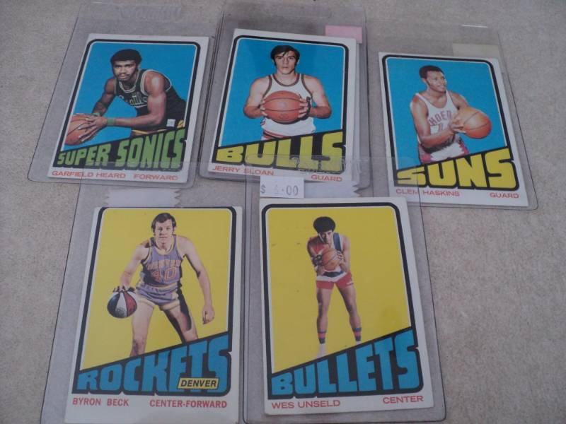 1972-73 Topps Basketball Cards...