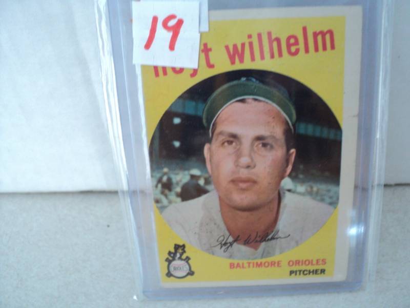 1959 Topps Hoyt Willhelm Cards...