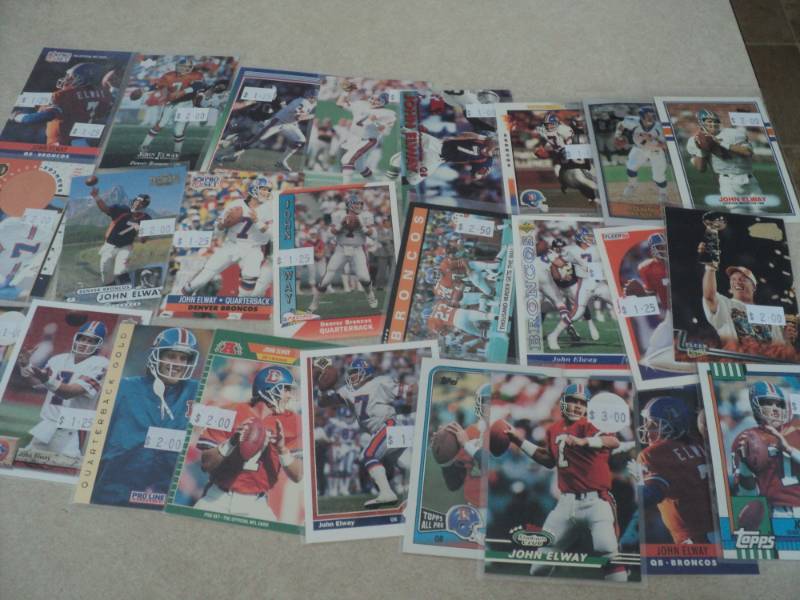 25 John Elway Cards...