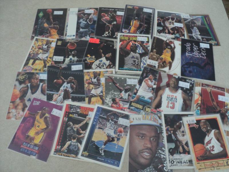 25 Shaquille ONeal Cards...