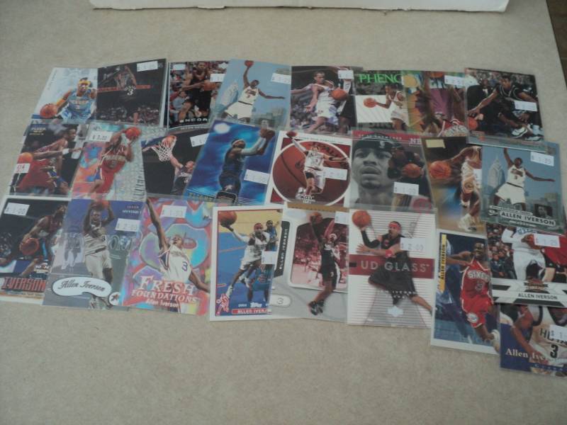 25 Allen Iverson Cards...