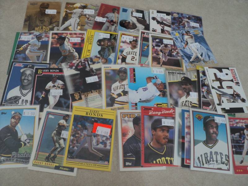 30 Barry Bonds Cards...