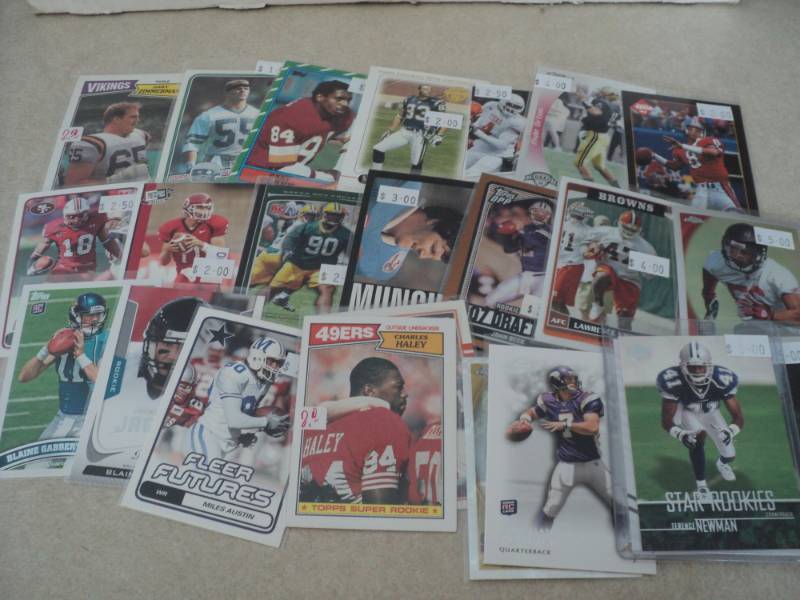 25 Football Rookie Cards...