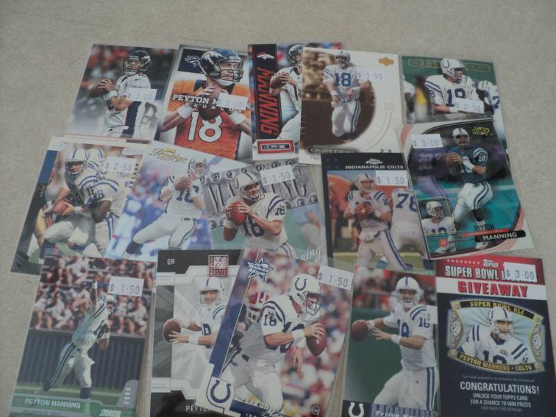 Peyton Manning Cards...
