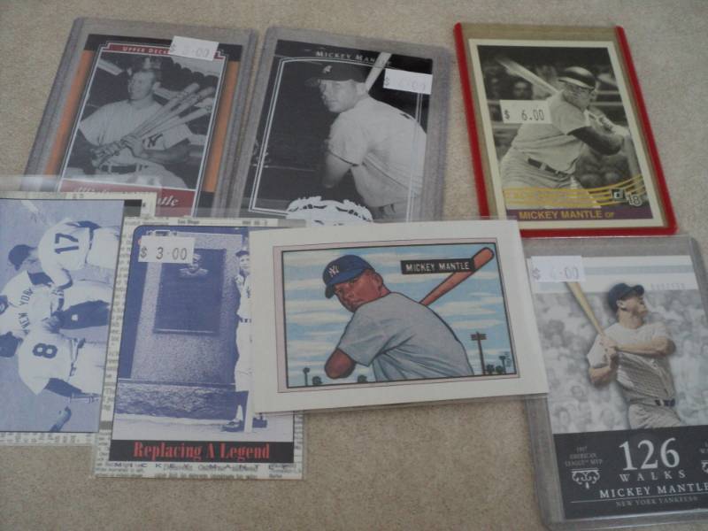 Mickey Mantle Cards...