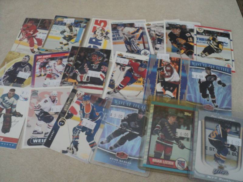 20 Hockey Star Cards...
