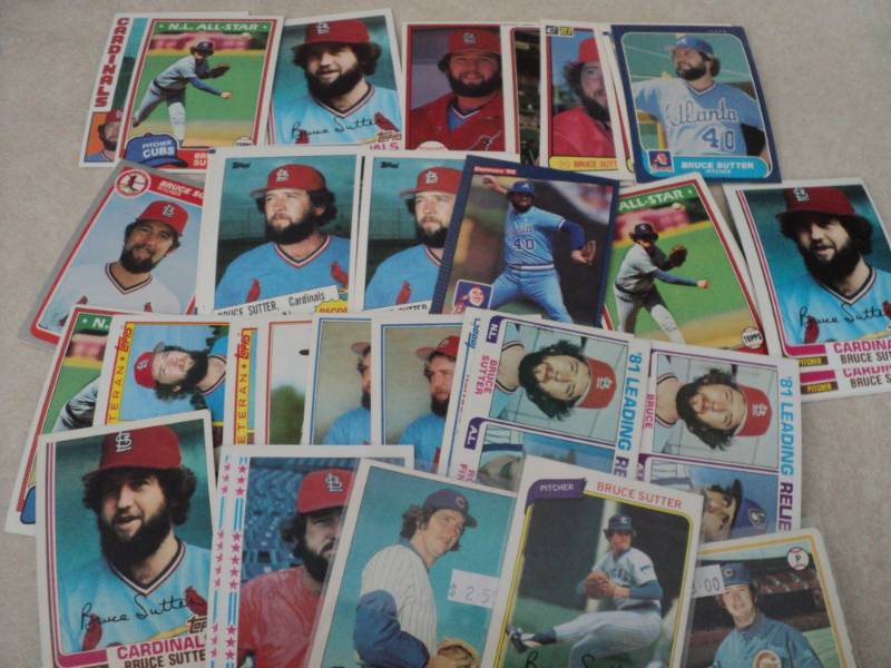 Bruce Sutter Cards...