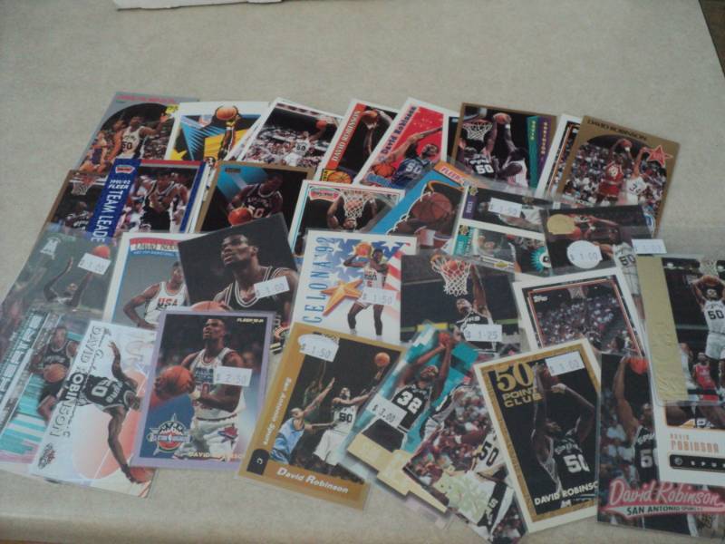 40 David Robinson Cards...