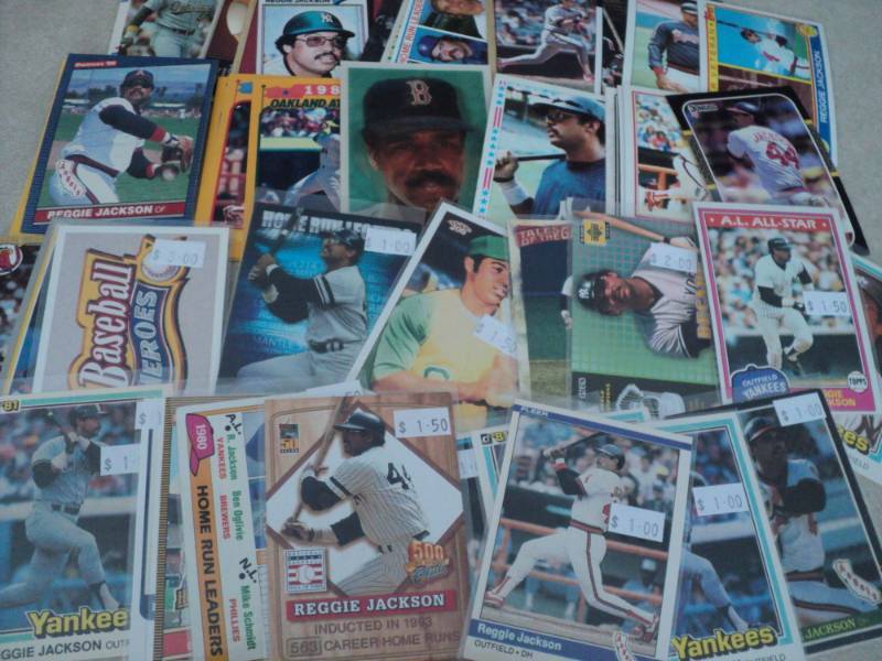 40 Reggie Jackson Cards...