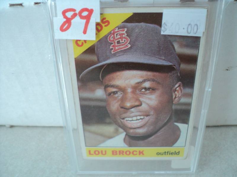 1966 Topps Lou Brock Card...