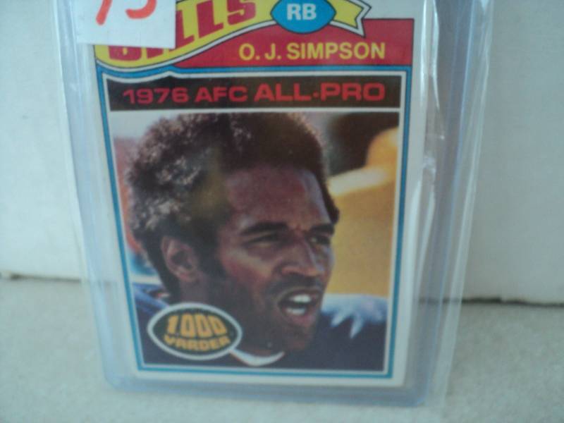 1977 Topps O.J. Simpson Cards...