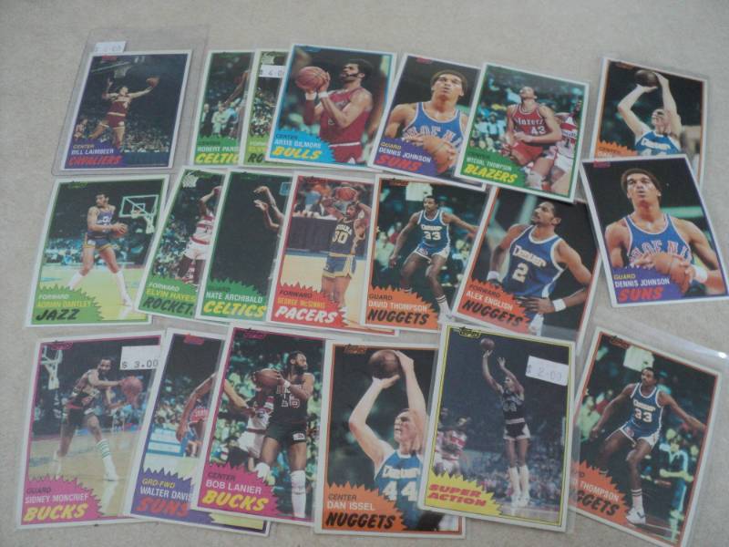 1981-82 Topps Basketball Cards...