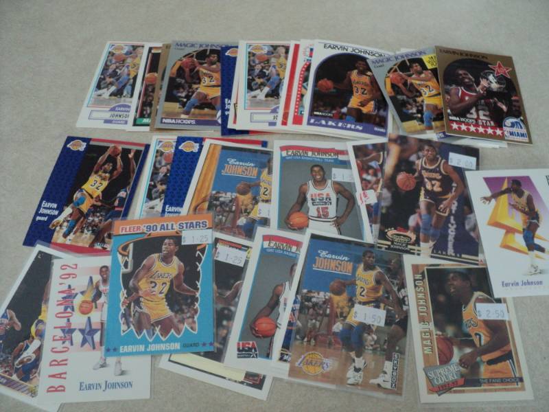 35 Magic Johnson Cards...