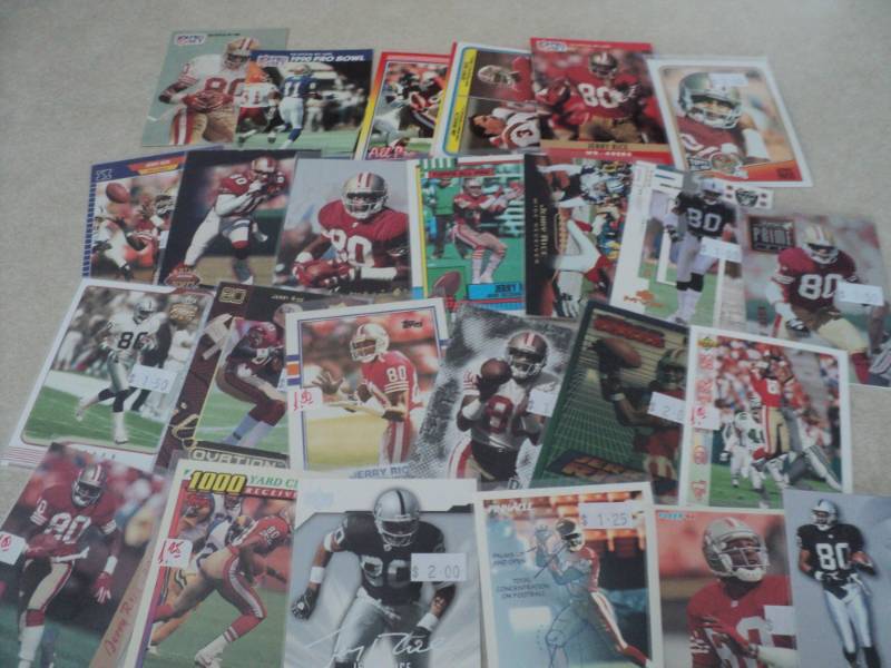 30 Jerry Rice Cards...