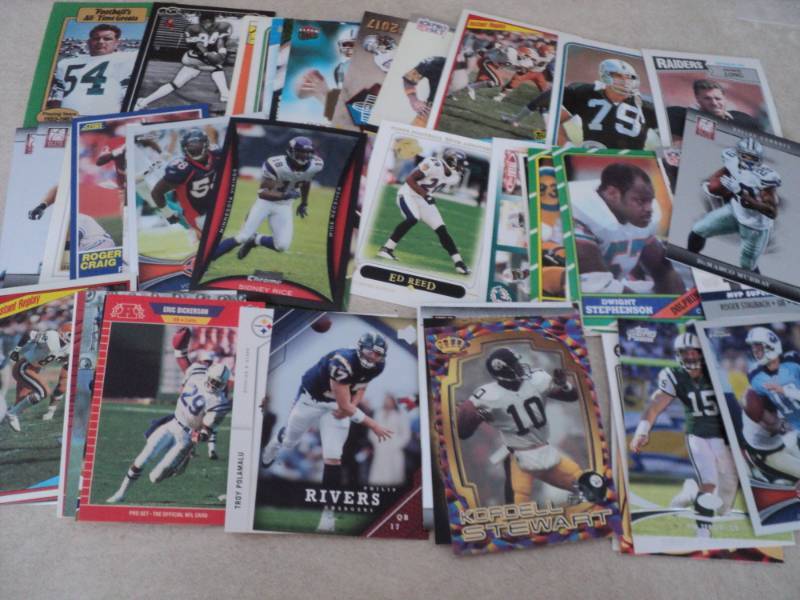 50 Football Star Cards...