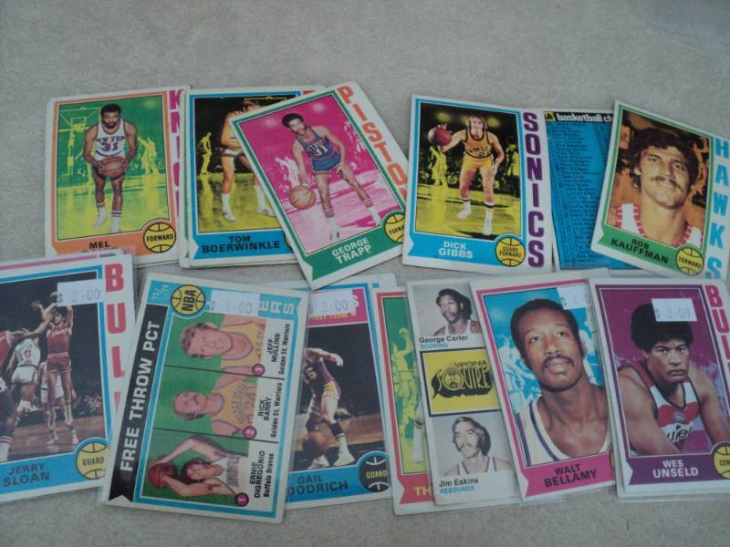 1974-75 Topps Basketball Cards...