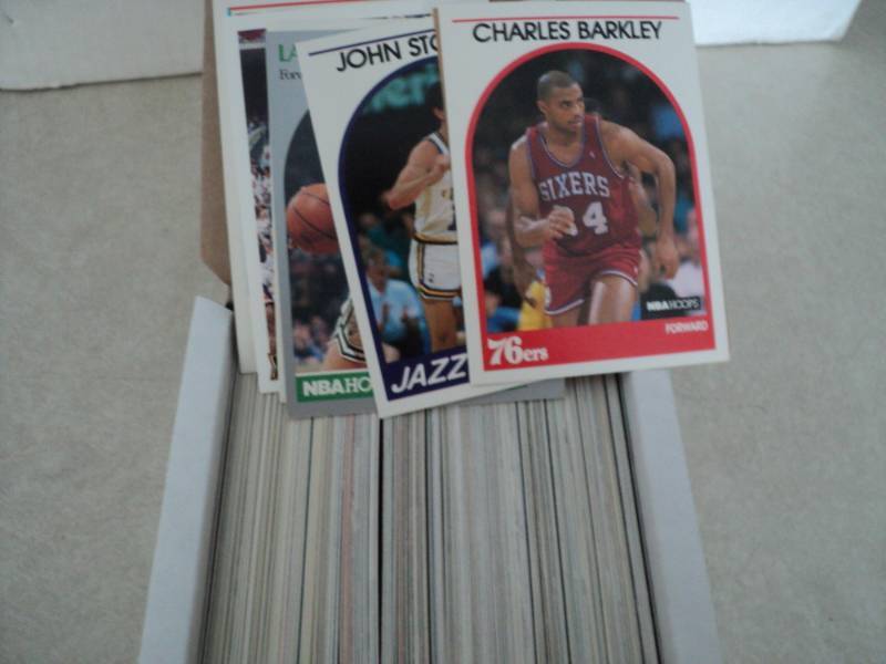 Box of Basketball Star Cards...