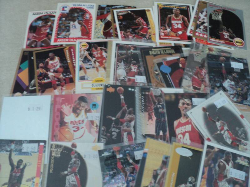 40 Hakeem Olajuwon Cards...