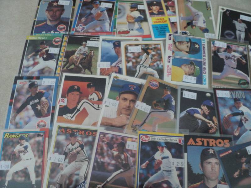 25 Nolan Ryan Cards...