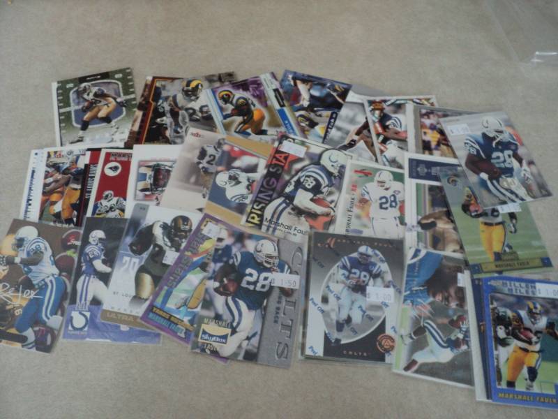 40 Marshall Faulk Cards...