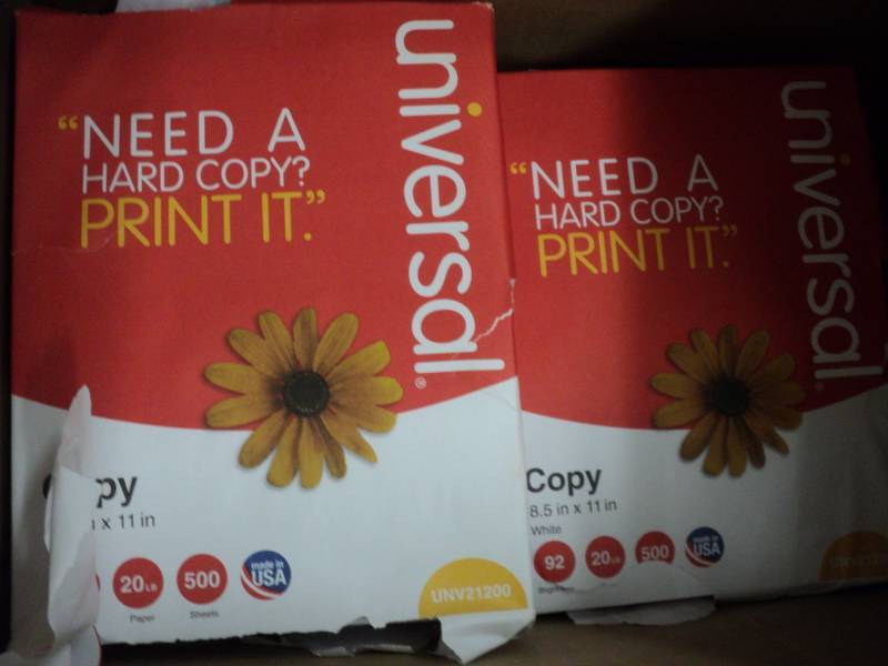 2500 Sheets Universal 8.5 x 11 Whit...
