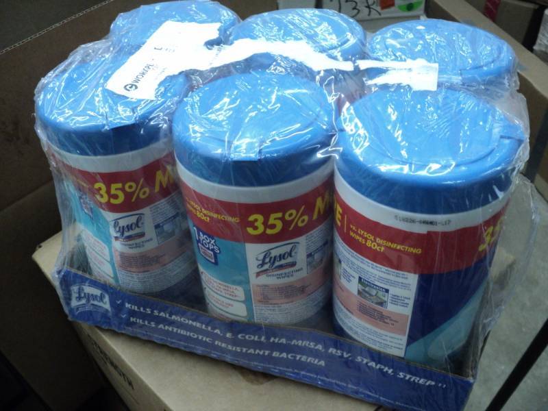 6 - Containers Lysol Disinfecting W...
