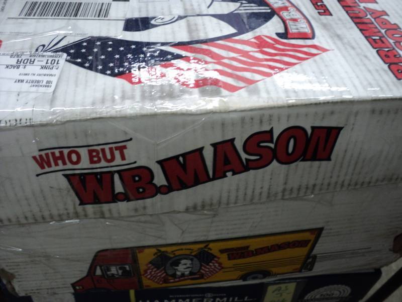 W.B. Mason box of 5000 Sheets 8.5x ...